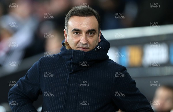 170118 - Swansea City v Wolverhampton Wanderers - FA Cup Replay - Swansea Manager Carlos Carvalhal