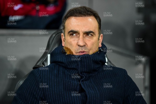 170118 - Swansea City v Wolverhampton Wonderers, FA CUP Replay -   Swansea Manager Carlos Carvalhal