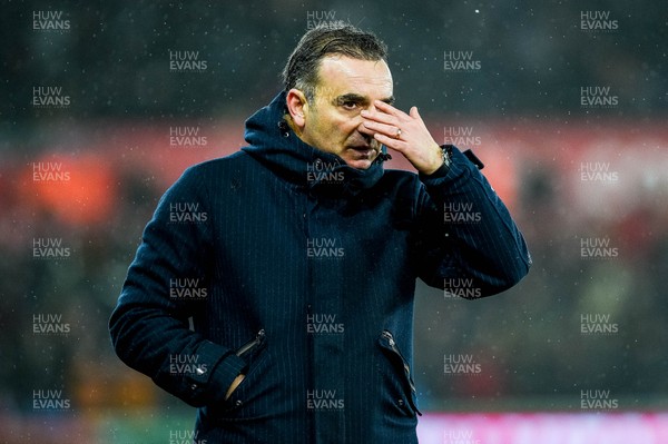 170118 - Swansea City v Wolverhampton Wonderers, FA CUP Replay - Swansea Manager Carlos Carvalhal 