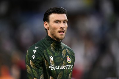 050926 - Swansea City v Wrexham - Sky Bet Championship - Kieffer Moore of Wrexham