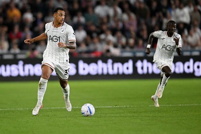 050926 - Swansea City v Wrexham - Sky Bet Championship - Adam Idah of Swansea City