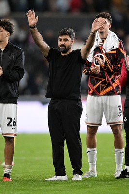 050926 - Swansea City v Wrexham - Sky Bet Championship - Vitor Matos, Swansea Head Coach at full time