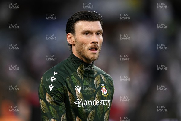 050926 - Swansea City v Wrexham - Sky Bet Championship - Kieffer Moore of Wrexham
