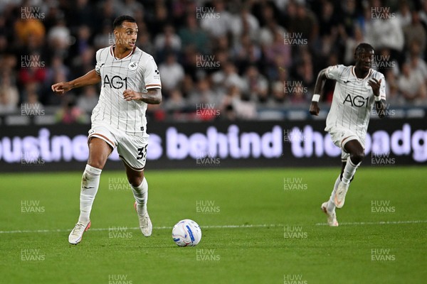 050926 - Swansea City v Wrexham - Sky Bet Championship - Adam Idah of Swansea City