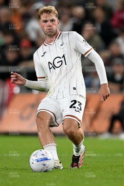 050926 - Swansea City v Wrexham - Sky Bet Championship - Stephen Welsh of Swansea City