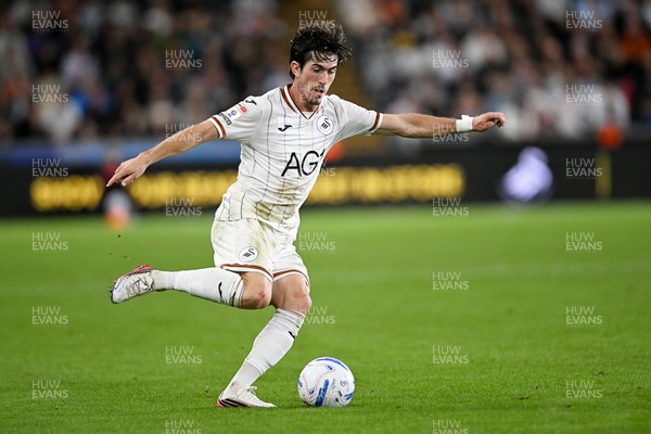 050926 - Swansea City v Wrexham - Sky Bet Championship - Josh Key of Swansea City