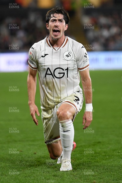 050926 - Swansea City v Wrexham - Sky Bet Championship - Josh Key of Swansea City