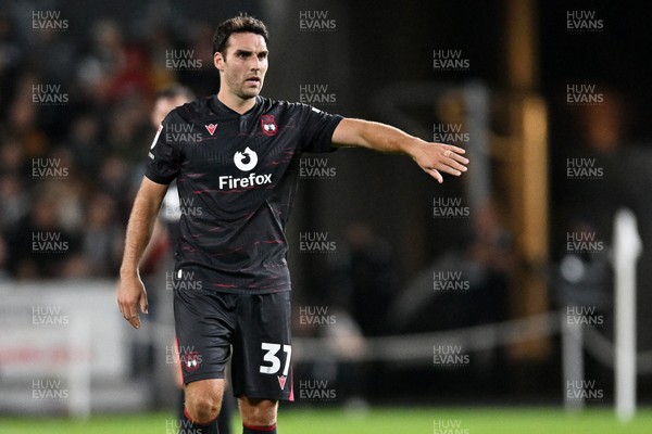 050926 - Swansea City v Wrexham - Sky Bet Championship - Matthew James of Wrexham