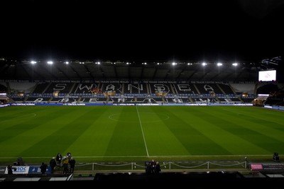 191225 - Swansea City v Wrexham - Sky Bet Championship - A general view of the Swanseacom stadium ahead of the match