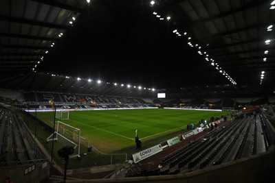 191225 - Swansea City v Wrexham - Sky Bet Championship - A general view of the Swanseacom stadium ahead of the match