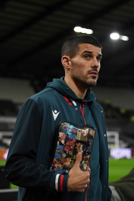 191225 - Swansea City v Wrexham - Sky Bet Championship - Connor Cody of Wrexham arrives at the stadium