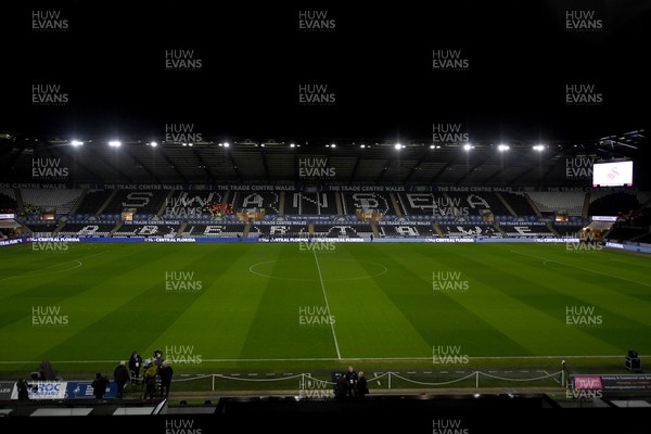 191225 - Swansea City v Wrexham - Sky Bet Championship - A general view of the Swanseacom stadium ahead of the match