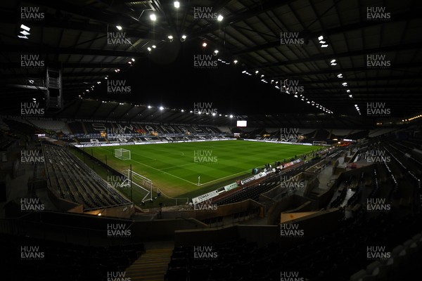 191225 - Swansea City v Wrexham - Sky Bet Championship - A general view of the Swanseacom stadium ahead of the match