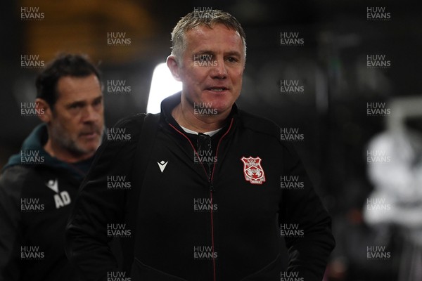 191225 - Swansea City v Wrexham - Sky Bet Championship - Phil Parkinson, Wrexham Manager arrives at the stadium