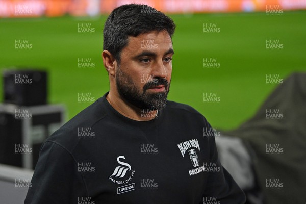191225 - Swansea City v Wrexham - Sky Bet Championship - Vitor Matos, Swansea Head Coach arrives at the stadium