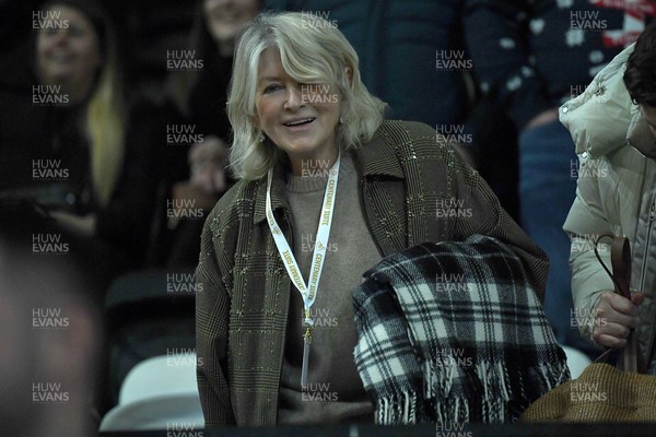 191225 - Swansea City v Wrexham - Sky Bet Championship - Swansea City Shareholder Martha Stewart in attendance 