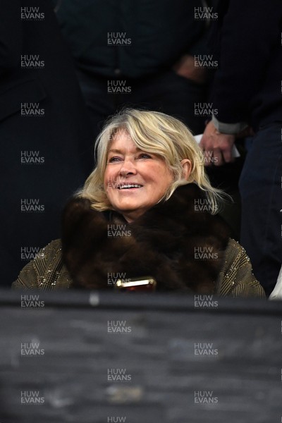 191225 - Swansea City v Wrexham - Sky Bet Championship - Swansea City Shareholder Martha Stewart in attendance 