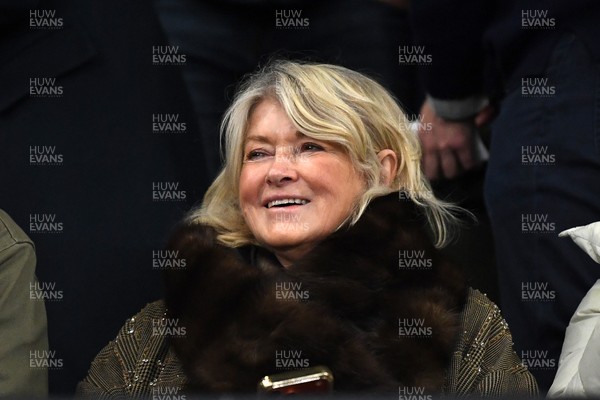 191225 - Swansea City v Wrexham - Sky Bet Championship - Swansea City Shareholder Martha Stewart in attendance 