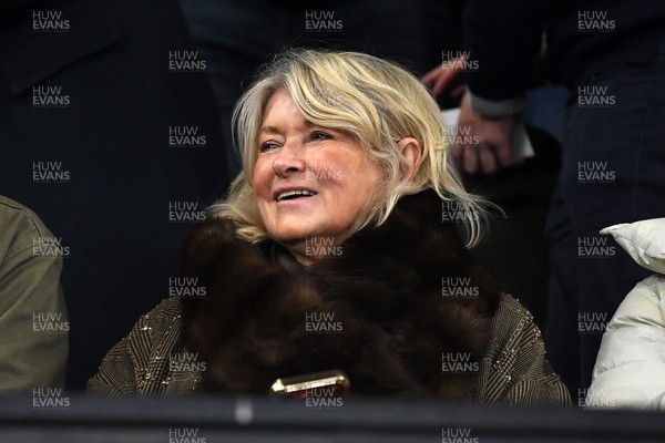 191225 - Swansea City v Wrexham - Sky Bet Championship - Swansea City Shareholder Martha Stewart in attendance 