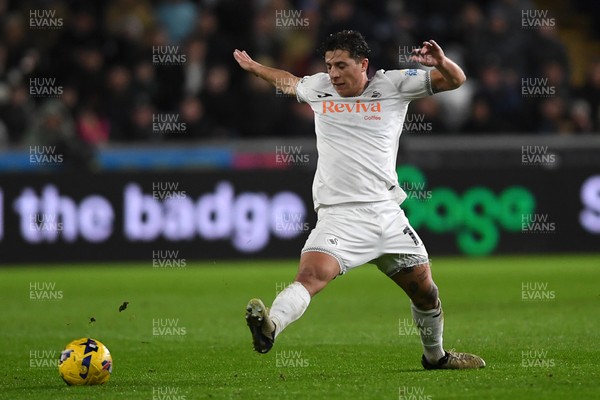 191225 - Swansea City v Wrexham - Sky Bet Championship - Goncalo Franco of Swansea City