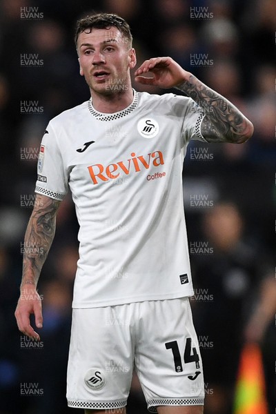 191225 - Swansea City v Wrexham - Sky Bet Championship - Josh Tymon of Swansea City