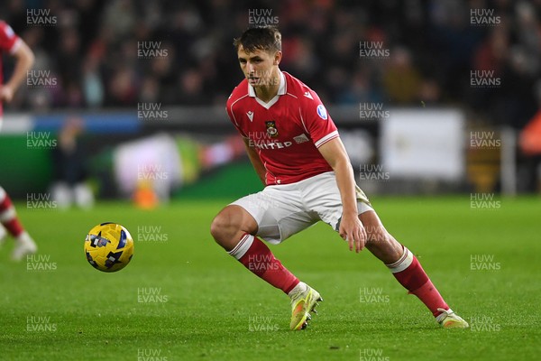 191225 - Swansea City v Wrexham - Sky Bet Championship - Max Cleworth of Wrexham