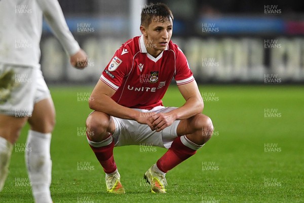 191225 - Swansea City v Wrexham - Sky Bet Championship - Dejected Wrexham at full time