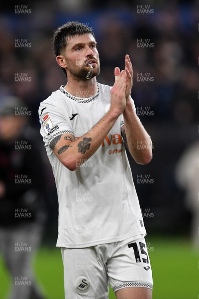 191225 - Swansea City v Wrexham - Sky Bet Championship - Cameron Burgess of Swansea City at full time