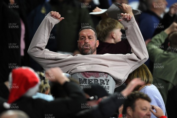 191225 - Swansea City v Wrexham - Sky Bet Championship - Swansea fans at full time