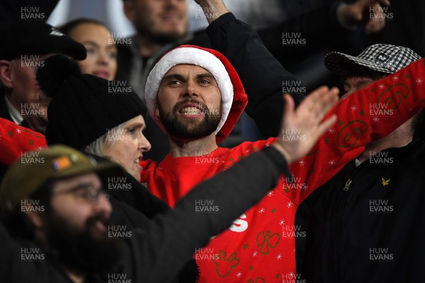 191225 - Swansea City v Wrexham - Sky Bet Championship - Swansea fans at full time