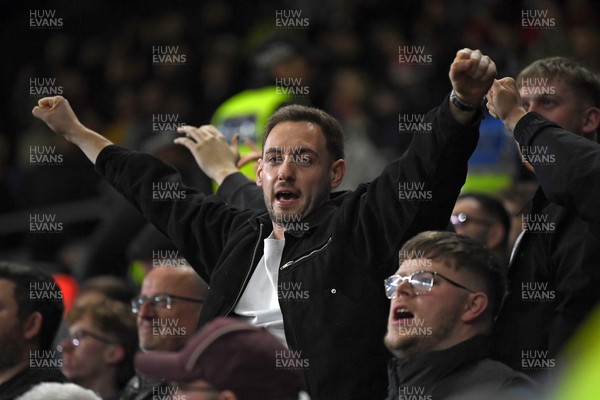 191225 - Swansea City v Wrexham - Sky Bet Championship - Swansea fans at full time
