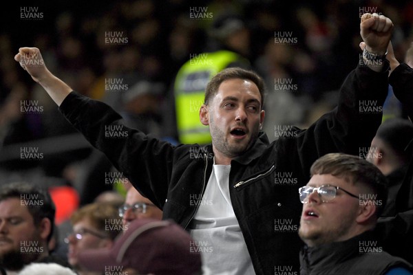 191225 - Swansea City v Wrexham - Sky Bet Championship - Swansea fans at full time