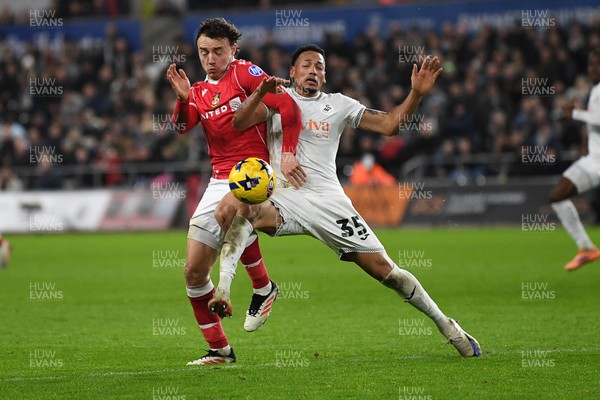 191225 - Swansea City v Wrexham - Sky Bet Championship - Ronald of Swansea City