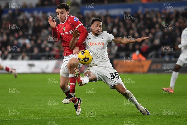 191225 - Swansea City v Wrexham - Sky Bet Championship - Ronald of Swansea City