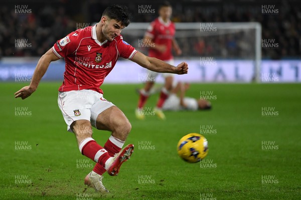 191225 - Swansea City v Wrexham - Sky Bet Championship - Max Cleworth of Wrexham