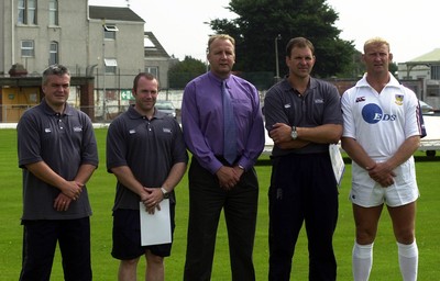 150801 - COACHING STAFF Swansea RFC 2001/2002 season