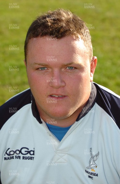 29.08.06 - Library Pic - Swansea RFC Squad 2006/7 - Craig Williams 