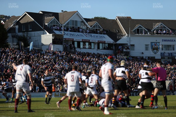 310523 - Swansea RFC v Barbarians RFC - Bumper crowds watch the game at St Helens