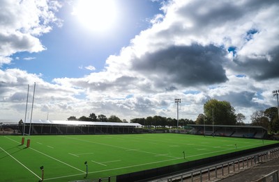 101026 Swansea RFC v Ebbw Vale, Super Rugbi Cymru - A general view of the re-dveloped St Helen”s ground ahead of the first match to be played there Construction work is continuing on the site