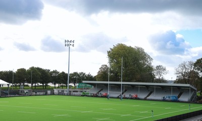 101026 Swansea RFC v Ebbw Vale, Super Rugbi Cymru - A general view of the re-dveloped St Helen”s ground ahead of the first match to be played there Construction work is continuing on the site