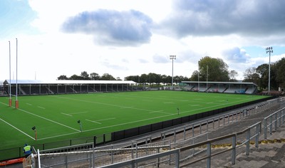 101026 Swansea RFC v Ebbw Vale, Super Rugbi Cymru - A general view of the re-dveloped St Helen”s ground ahead of the first match to be played there Construction work is continuing on the site