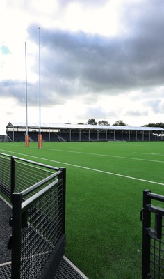 101026 Swansea RFC v Ebbw Vale, Super Rugbi Cymru - A general view of the re-dveloped St Helen”s ground ahead of the first match to be played there Construction work is continuing on the site