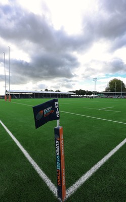 101026 Swansea RFC v Ebbw Vale, Super Rugbi Cymru - A general view of the re-dveloped St Helen”s ground ahead of the first match to be played there Construction work is continuing on the site