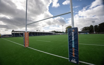 101026 Swansea RFC v Ebbw Vale, Super Rugbi Cymru - A general view of the re-dveloped St Helen”s ground ahead of the first match to be played there Construction work is continuing on the site
