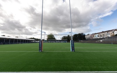 101026 Swansea RFC v Ebbw Vale, Super Rugbi Cymru - A general view of the re-dveloped St Helen”s ground ahead of the first match to be played there Construction work is continuing on the site