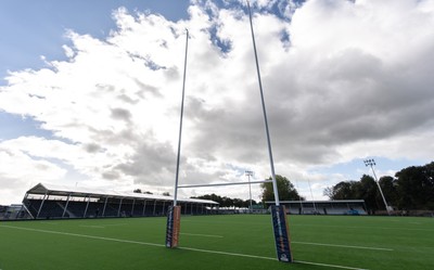 101026 Swansea RFC v Ebbw Vale, Super Rugbi Cymru - A general view of the re-dveloped St Helen”s ground ahead of the first match to be played there Construction work is continuing on the site