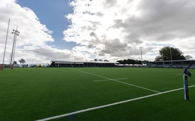 101026 Swansea RFC v Ebbw Vale, Super Rugbi Cymru - A general view of the re-dveloped St Helen”s ground ahead of the first match to be played there Construction work is continuing on the site