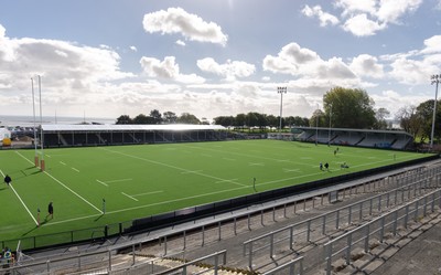 101026 Swansea RFC v Ebbw Vale, Super Rugbi Cymru - A general view of the re-dveloped St Helen”s ground ahead of the first match to be played there Construction work is continuing on the site