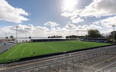 101026 Swansea RFC v Ebbw Vale, Super Rugbi Cymru - A general view of the re-dveloped St Helen”s ground ahead of the first match to be played there Construction work is continuing on the site