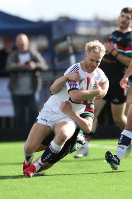 101026 Swansea RFC v Ebbw Vale, Super Rugbi Cymru - Mat Protheroe of Swansea races in to score the first try at the redeveloped St Helens